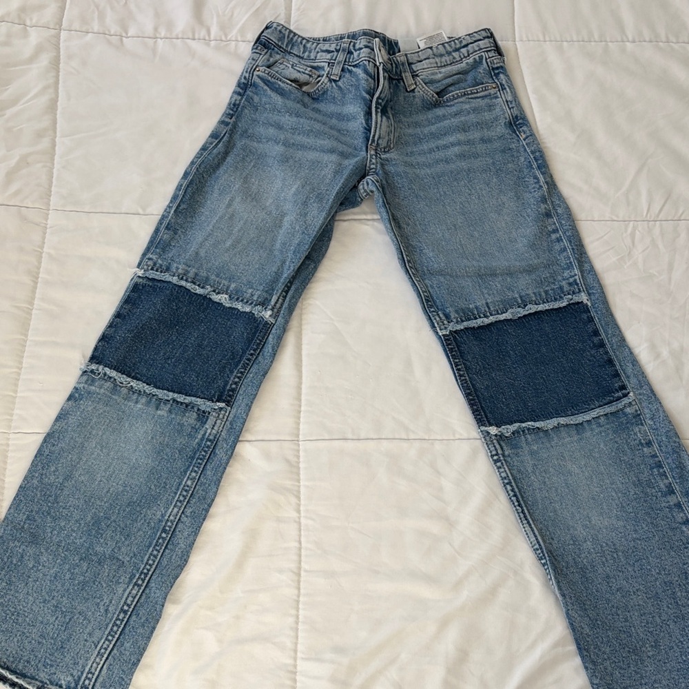 H&M Kids Blue Patchwork Jeans